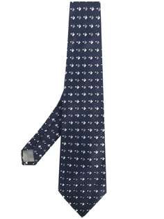 VERSACE PRE-OWNED галстук с геометрическим принтом