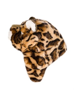 Dolce & Gabbana Kids шапка в виде головы леопарда