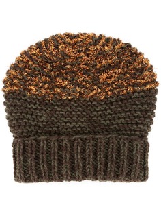 0711 fuzzy knit beanie