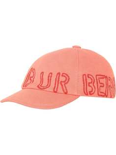 Burberry Kids бейсбольная кепка с принтом логотипа