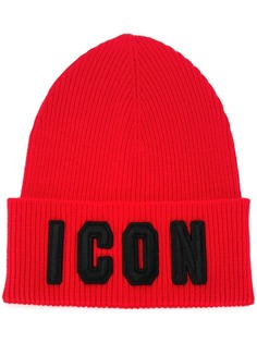 Dsquared2 шапка бини с вышивкой Icon