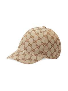 Gucci Kids парусиновая кепка GG