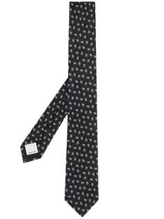 Valentino галстук с вышитым логотипом
