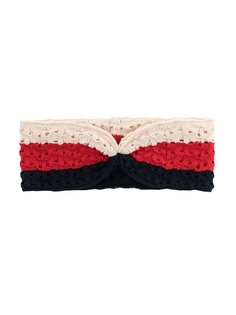 Gucci Kids ободок с английской вышивкой