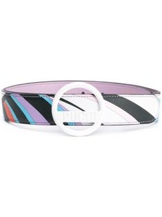 Emilio Pucci ремень с геометричным принтом