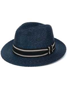 Etro шляпа-федора с лентой