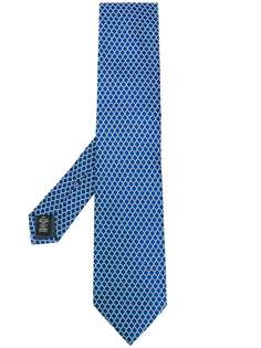 Ermenegildo Zegna галстук с вышитым узором