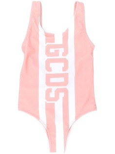 Gcds Kids слитный купальник с логотипом
