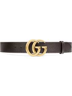 Gucci кожаный ремень с пряжкой Double G