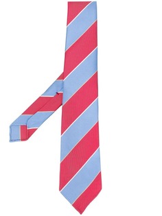 Kiton галстук в диагональную полоску