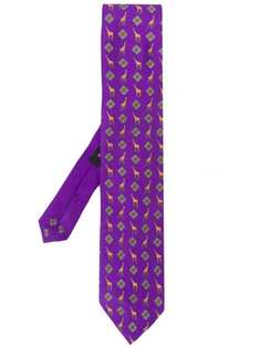 Etro галстук с принтом