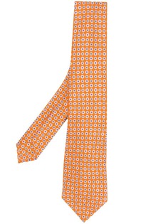 Kiton галстук с микропринтом