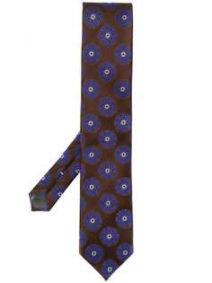 Canali галстук с цветочным узором