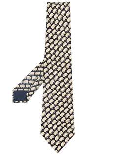 Hermès Pre-Owned галстук 2000-х годов с принтом