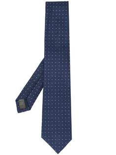 Gieves & Hawkes галстук с геометрической вышивкой