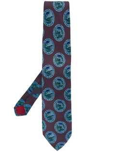 VALENTINO PRE-OWNED галстук 1990-х годов с принтом