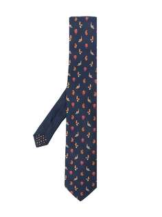 Etro галстук с узором пейсли