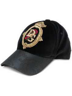 Dolce & Gabbana бейсбольная кепка с декорированным логотипом