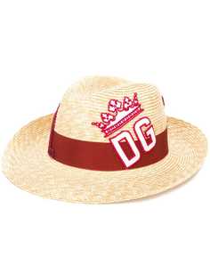 Dolce & Gabbana шляпа с вышитым логотипом