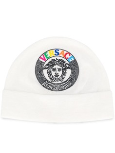 Versace шапка бини с вышитым логотипом Medusa