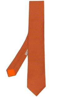 Hermès Pre-Owned галстук 2000-х годов с геометричным узором