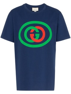 Gucci футболка с логотипом Interlocking G