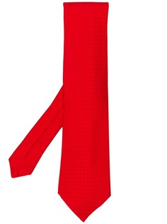 Hermès Pre-Owned галстук 2000-х годов с вышитым логотипом