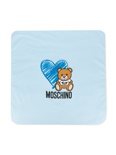 Moschino Kids одеяло с логотипом