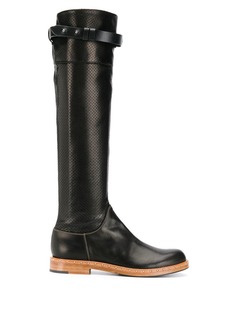 Ermanno Scervino сапоги по колено с перфорацией