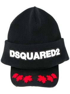 Dsquared2 шапка бини с вышивкой