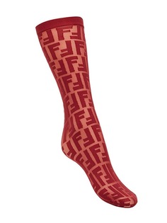Fendi носки с вышитым логотипом