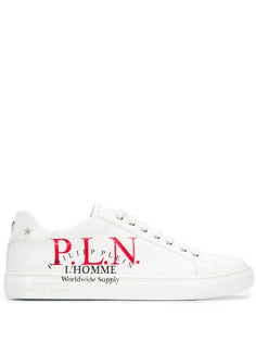 Philipp Plein кеды с логотипом PLN