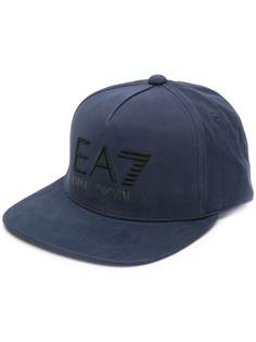 Ea7 Emporio Armani кепка с вышивкой логотипа