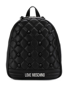 Love Moschino стеганый рюкзак с заклепками