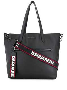 Dsquared2 сумка-тоут с металлическим логотипом