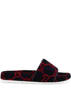 Gucci шлепанцы с логотипом