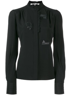 McQ Alexander McQueen блузка с оборками