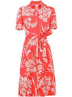 Carolina Herrera платье-рубашка с цветочным принтом