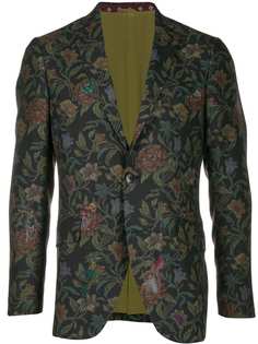 Etro жаккардовый блейзер