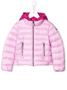 Moncler Kids пуховик с капюшоном