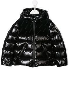 Moncler Kids пуховик с логотипом