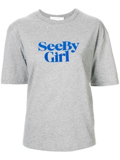 See By Chloé футболка SeeByGirl с принтом