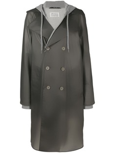 MAISON MARGIELA многослойный плащ-худи