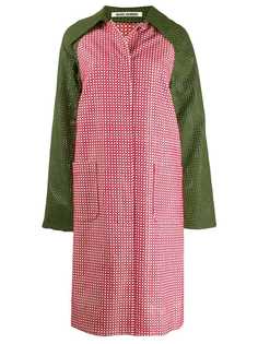 Jourden сетчатое пальто в стиле колор-блок
