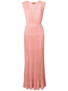 Missoni длинное плиссированное платье