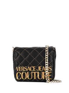 Versace Jeans стеганая сумка на плечо с логотипом