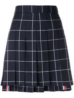 Thom Browne юбка мини Shadow в крупную клетку
