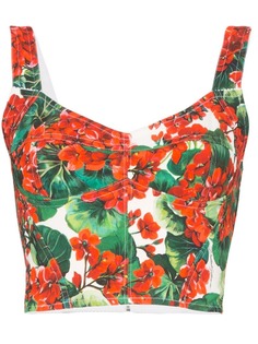 Dolce & Gabbana топ-бюстье Cady Geranium