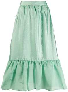 Stine Goya Betty ruffled hem skirt