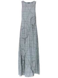 Uma Raquel Davidowicz длинное платье Reino